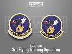 Kitsworld SAV Sticker - USAAF - 3rd Flying Training Squadron 